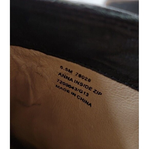 Frye Anna Inside Zip Supple Genuine Leather Worn In Look Boots Size 6.5 - Picture 8 of 13